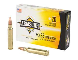 Armscor Ammunition 223 Remington 55gr FMJ 20rd