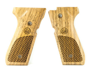 Beretta Grips 92 96 Wood Oval Checkering