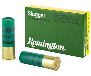 Remington Slugger Ammunition 12ga 3 Inch Max Dram Rifled Slug 5rd
