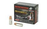 Winchester Defender 9mm +P Jacketed Hollow Point 124gr Ammunition 20rd
