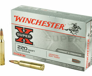 Winchester Super-X Ammunition 220 Swift 50gr JSP 20rd
