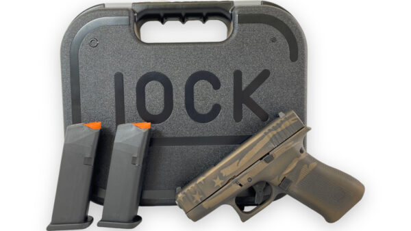 Glock 43x Evolved Tactical FDE Flag 9mm 3.41" 10rd - OG Box 2 Mags