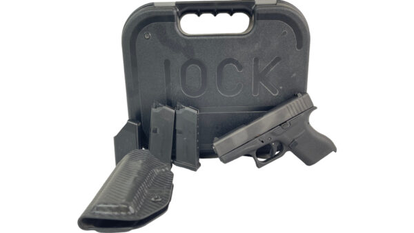 Glock 43 9mm 3.41" 6rd - OG case 2 Mags IWB Holster