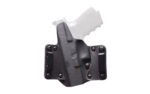 Black Painted Leather Wing Holster for FN509 Tactical Right Hand Black