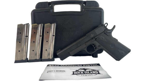 Rock Island Armory XT22 22WMR 5" 14rd - 3 Mags OG Box