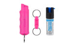 Sabre Pepper Spray with Practice Cap and Key Ring - Pink
