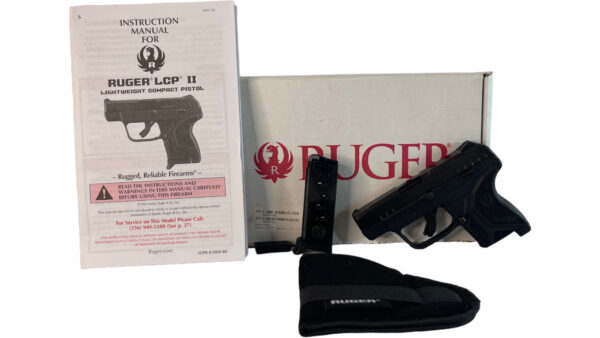 Ruger LCP II 380ACP 2.75" 6rd Black - OG Box Holster