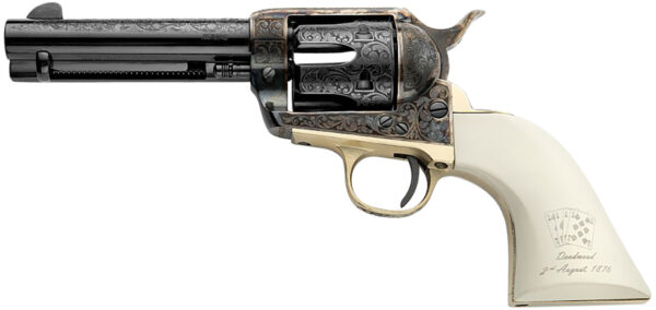 Pietta Great Western II Deluxe Man With No Name Single Action Revolver .357 Magnum 4.75" Barrel White Finish