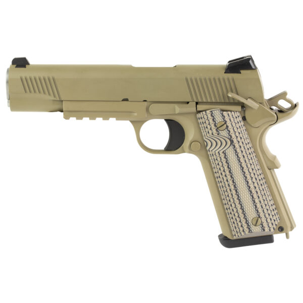 Tisas 1911 Raider Duty B9RDG 9mm 5" 9rd FDE G10 - 2 Mags