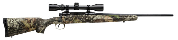 Savage 57270 Axis XP Compact Rifle in Mossy Oak Break-Up with a 7mm-08 Remington chambering and Weaver scope