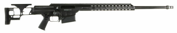 Barrett 18502 MRAD Precision Rifle, Folding Stock, .338 Lapua Magnum, 26" Barrel, 10-Round, Black