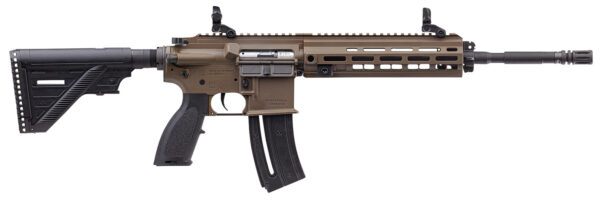 HK 81000528 HK416 .22 LR Rifle (1) 20 Round Flat Dark Earth 16.1"