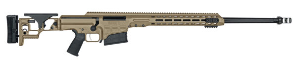 Barrett 18497 MRAD Folding Stock 6.5 Creedmoor 24" 10 Round Flat Dark Earth (FDE)