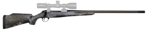 Fierce Firearms FCRG65PRC24TPCB Rifle, 6.5 PRC, 24" Barrel, 3-Round, Gray Stock/Phantom Black Finish