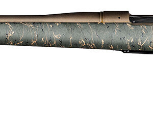 Chris 8010105600 Left Hand Mesa 7mm Rem Mag 24 3rd Green/Black/Tan