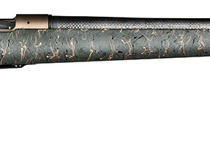 Christensen Arms 801-06033-00 Ridgeline Bolt Action Rifle, 300 Winchester Short Magnum, 24" Barrel, 3 Rounds, Green/Black/Tan