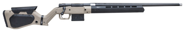 Howa Hogue HCR 65 Creedmoor Carbon Fiber Tan 6.5CRD Carbon Heavy Threaded/Compensated 24 Black