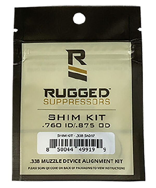 RUGGED SA017 .338 SHIM KIT 3/4x24, M18x1, M18.5x1