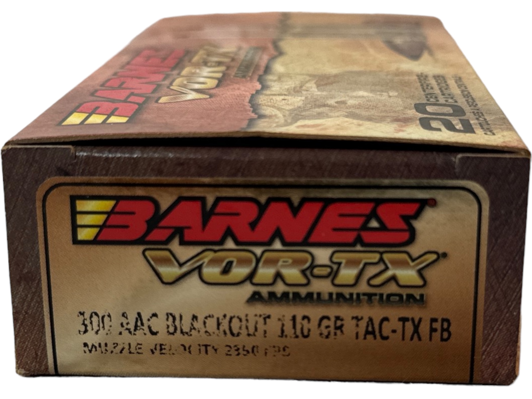 Barnes Vor-TX Ammunition 300 Blackout 110gr TAC-TX-FB 20rd - Rifle ...