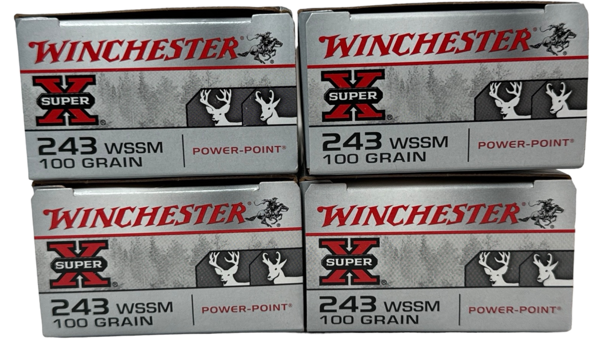 Winchester Power-Point Ammunition 243 WSSM 100gr 80rd Bulk - Rifle ...