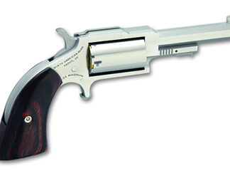 North American Arms The Sheriff 22 WMR 2.5" Matte Silver Wood