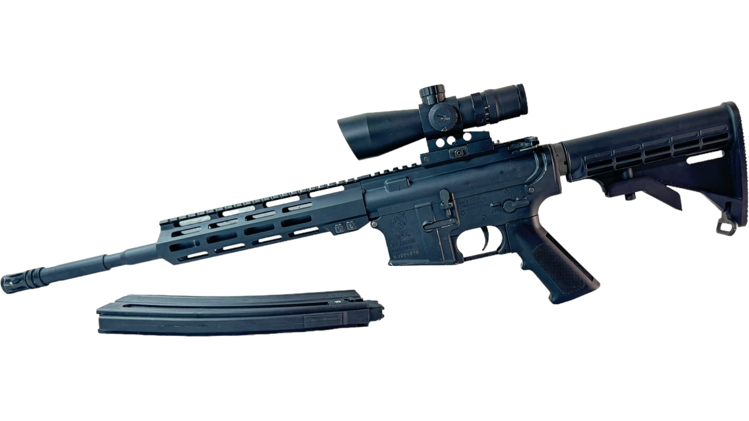 Colt / Walther M4 Carbine AR15 22LR 16.5" 20rd w/ NCStar 3-9x42-img-0