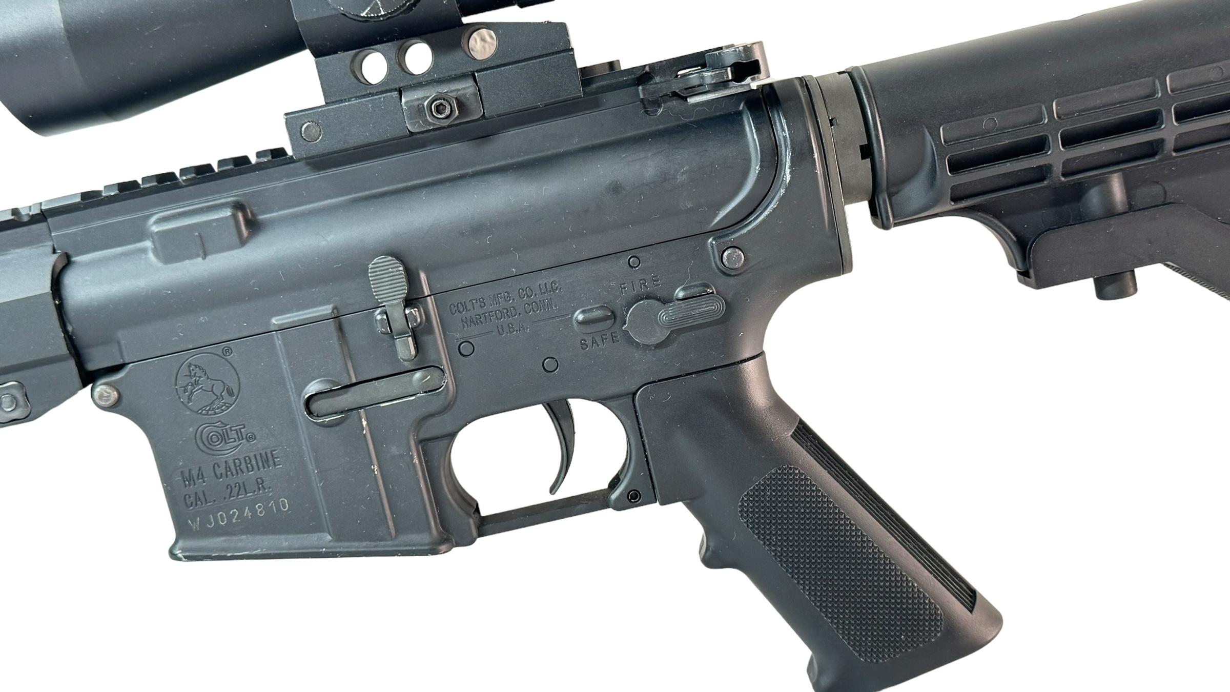 Colt / Walther M4 Carbine AR15 22LR 16.5" 20rd w/ NCStar 3-9x42-img-2