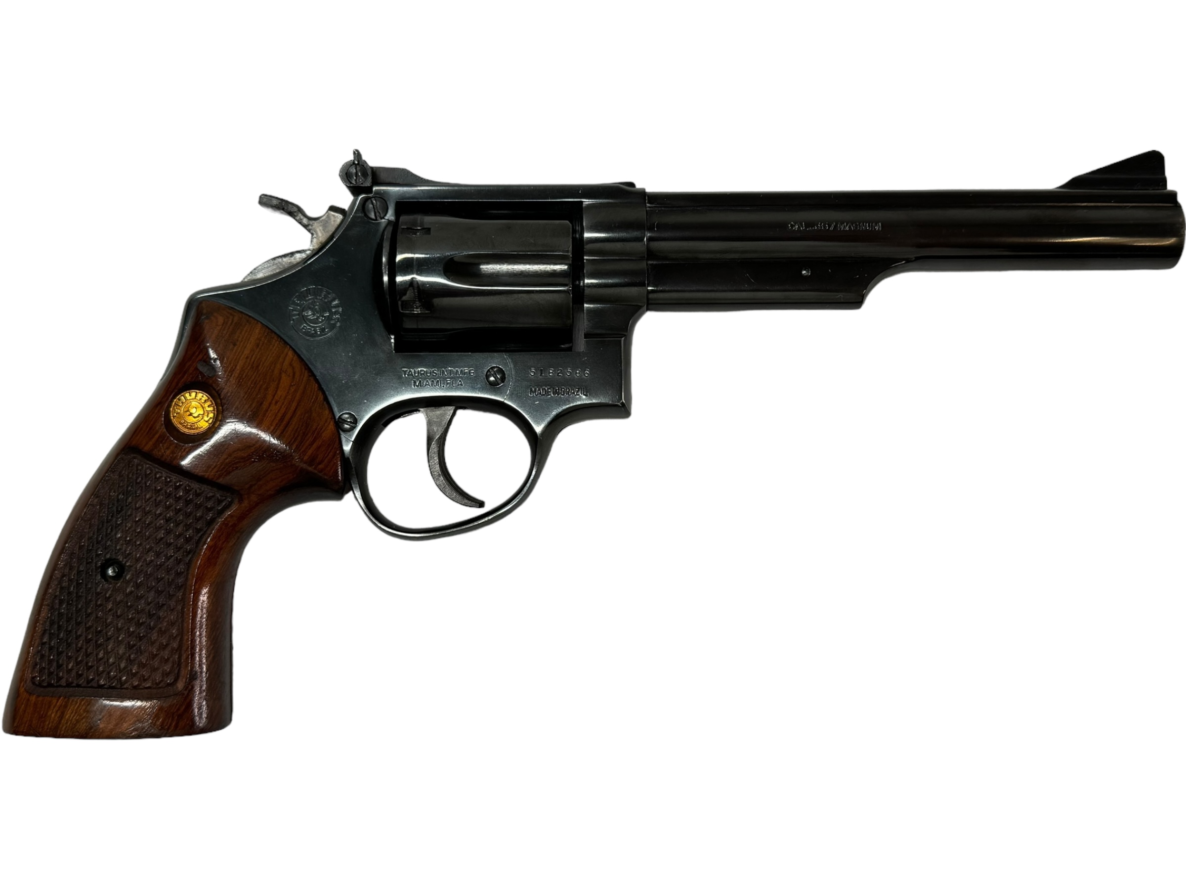 Taurus Model 66 Revolver 357 Mag 6" 6rd Blued / Wood Adjustable Sight-img-5