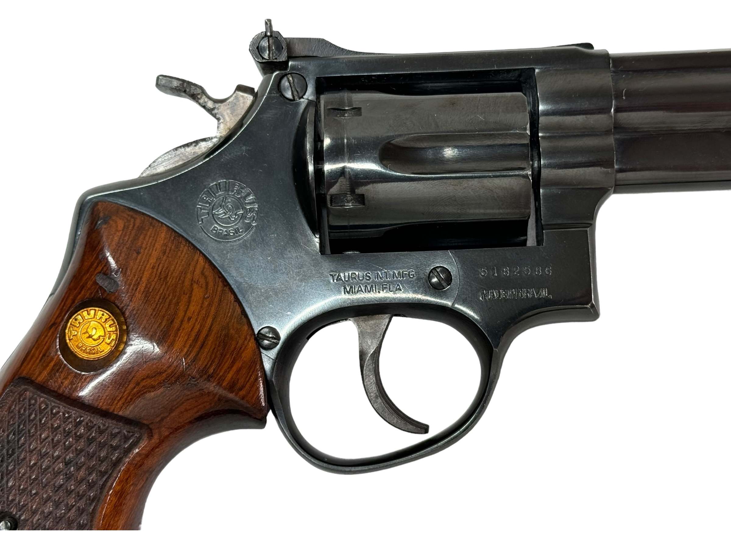 Taurus Model 66 Revolver 357 Mag 6" 6rd Blued / Wood Adjustable Sight-img-7