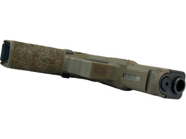 Glock 23 Gen4 40SW 4.01" 13rd OD Green Night Sight - Stipple 5x Mags Shield - Image 5