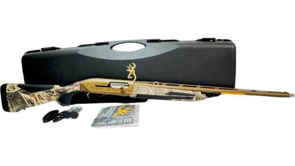 Browning Maxus II Wicked Wing Semi-Auto 12ga 3" 28" FDE Mossy Oak - Case