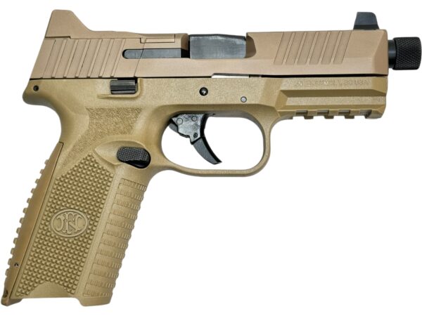 FN 509T MRD 9mm 5" Threaded 17rd 24rd FDE - OG Case 3 Mags - Image 3