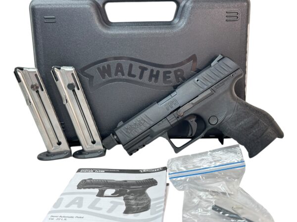 Walther PPQ Tactical 22LR 4" Threaded 12rd - OG Box 2 Mags