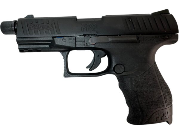 Walther PPQ Tactical 22LR 4" Threaded 12rd - OG Box 2 Mags - Image 2