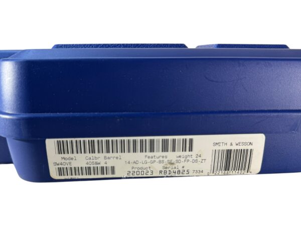 Smith & Wesson SW40VE 40SW 4" 10rd STS/BLK - OG Case Manual - Image 9