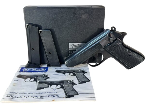 Walther PPK/S Interarms 380ACP 3.3" Blued - OG Box 2 Mags