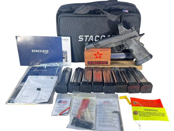 Staccato 2011 XL 9mm 5.25" 20rd w/ Holosun 507 8 Mags