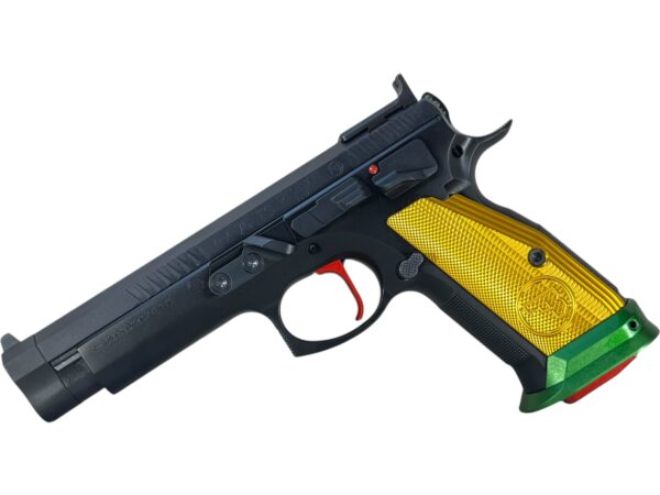 CZ 75 TS Czechmate Parrot 9mm 5.23" 20rd Black - LIKE NEW - Image 2