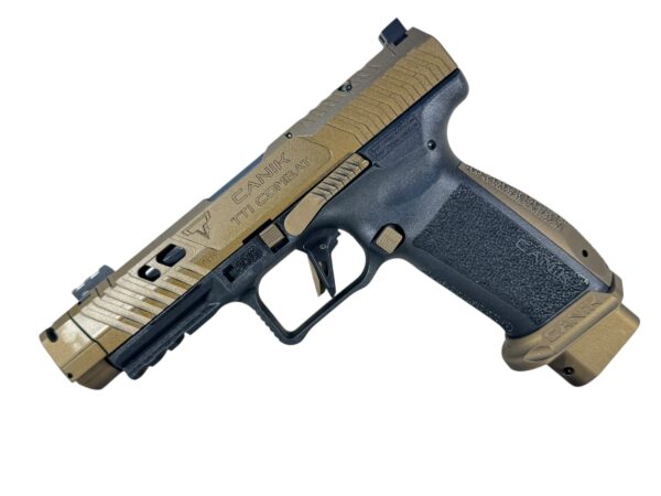 Canik TTI Combat 9mm 4.74" 18rd & 21rd Bronze - OG Case Accessories - Image 2