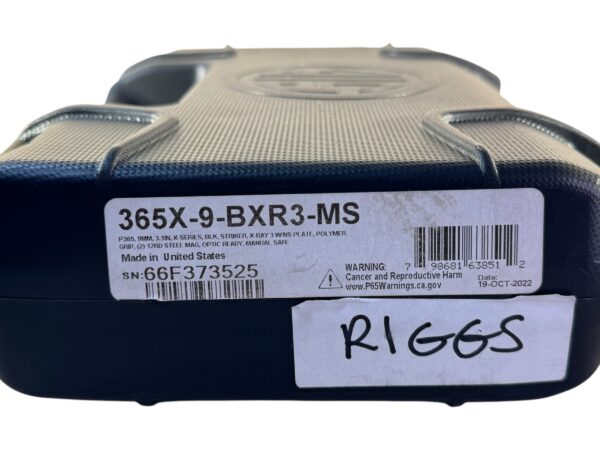 Sig Sauer P365X 9mm 3.1" 12rd Black - Romeo Zero 3x Mags - Image 8